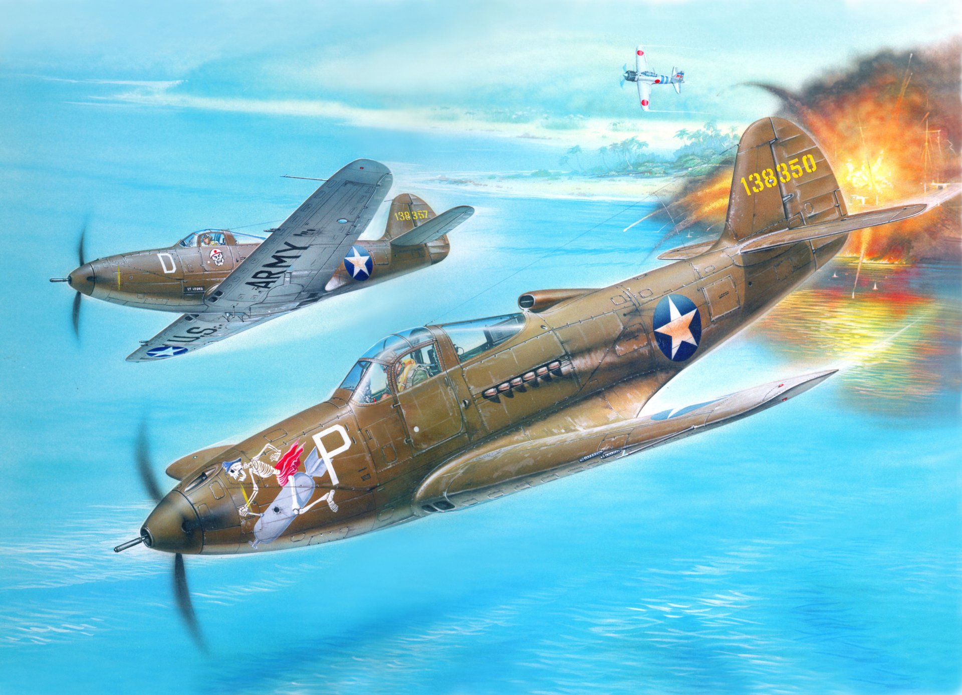 picture american multi-purpose fighter bell p 39 f 1 aira sobra xfl 1 airabonita p- 400 aira sobra mk.i