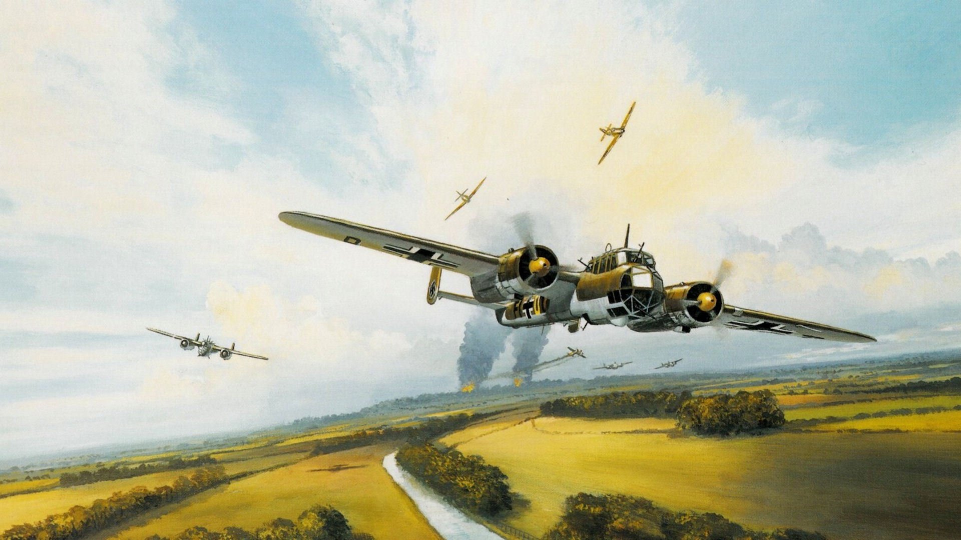 dornier kenley raid mark postlewhaite do twin-engine german bomber battle of britain luftwaffe aviation battle world war ii raf