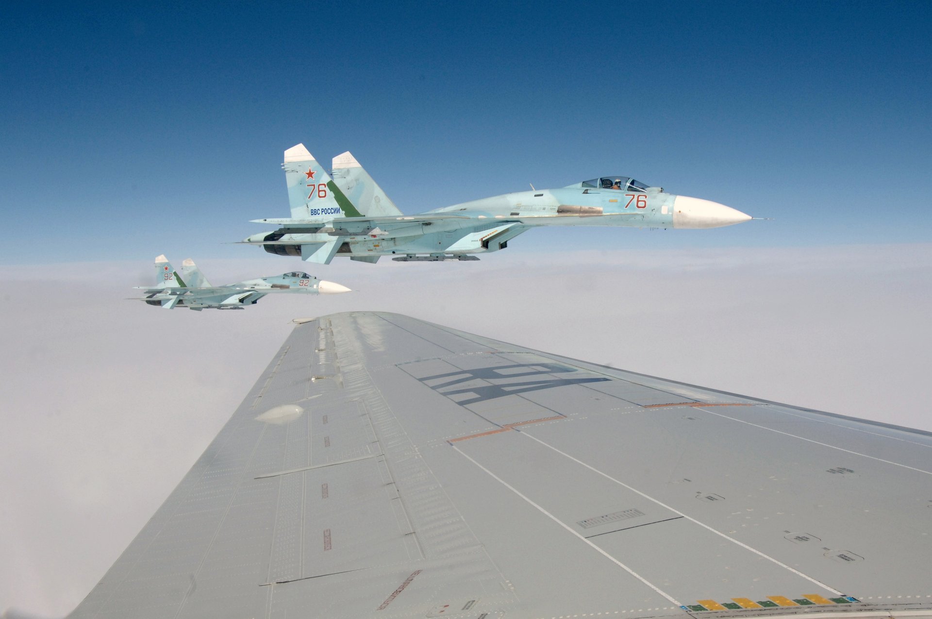 su-27 air force russia fighter plane wing pilot sky ocean august 2011 wallpaper wallpapers