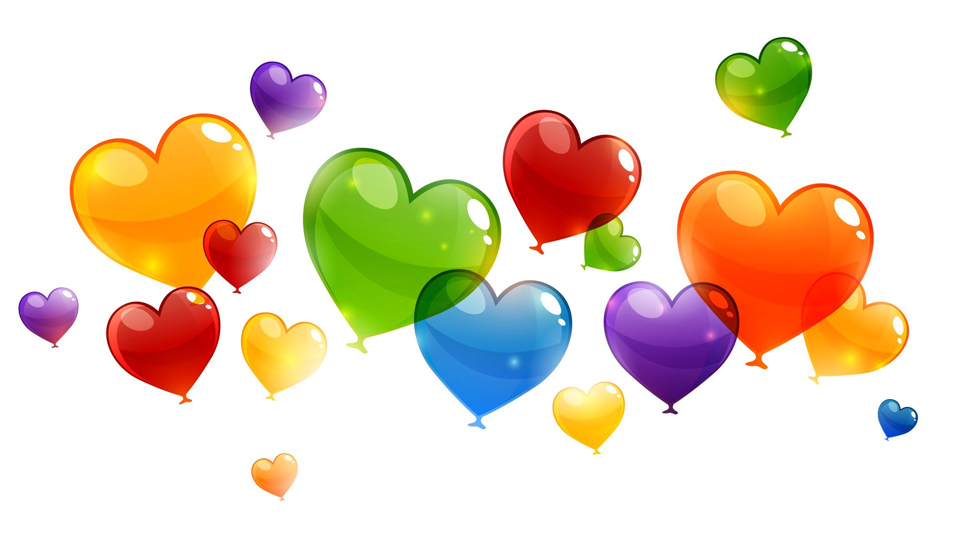 love valentin saint heart abstract balloons