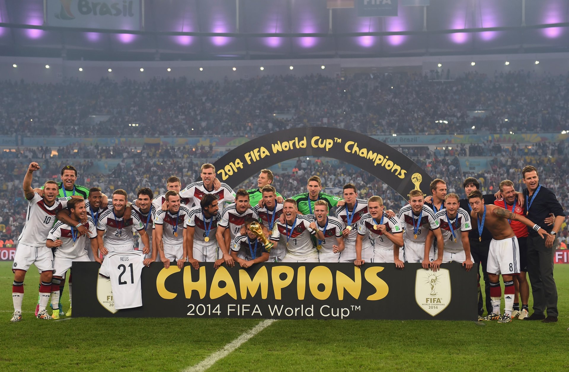 team germany champion victory world cup football happiness