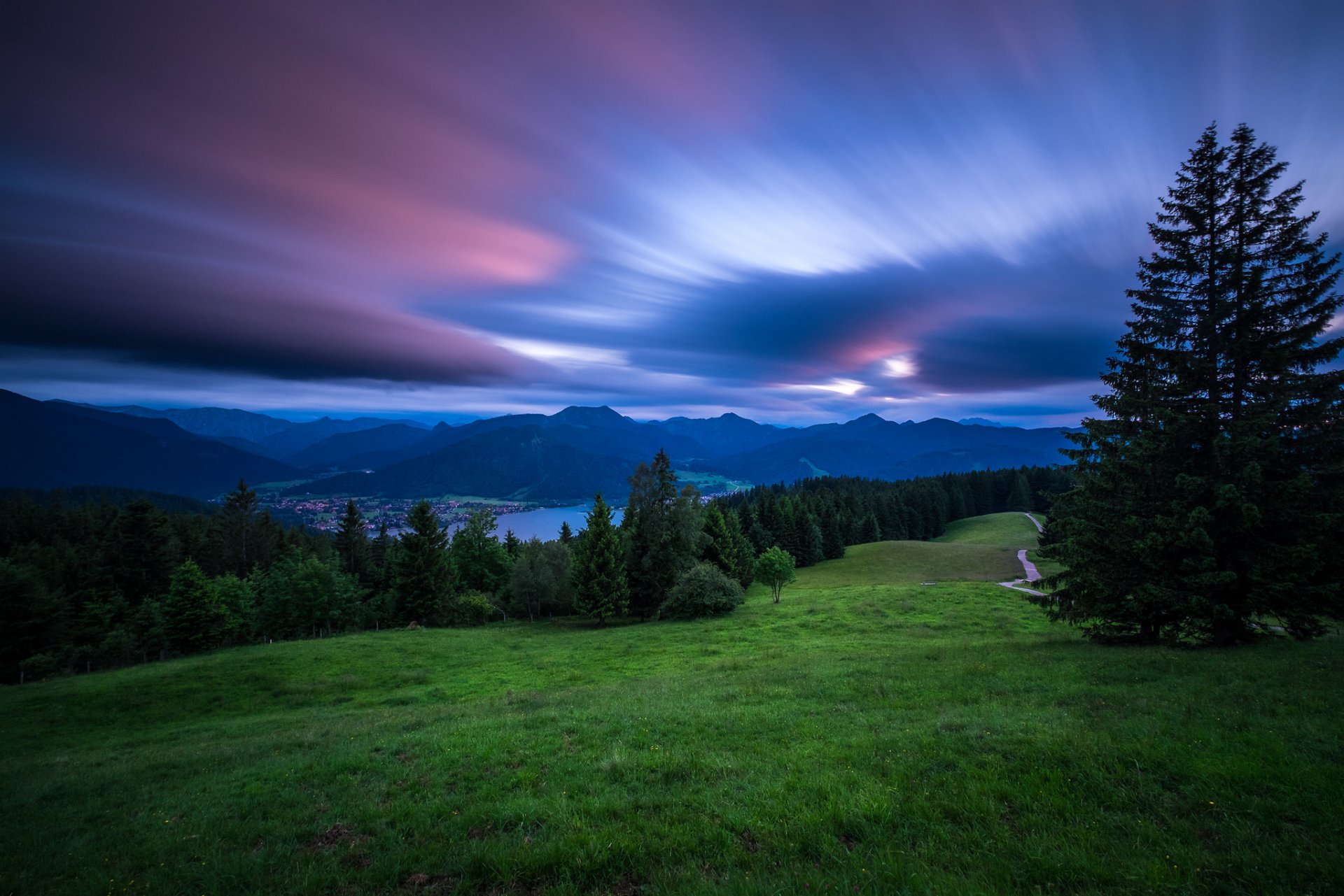 lake tegernsee tegernsee bavaria germany bavarian alps bayern munich alps mountain lake sunset